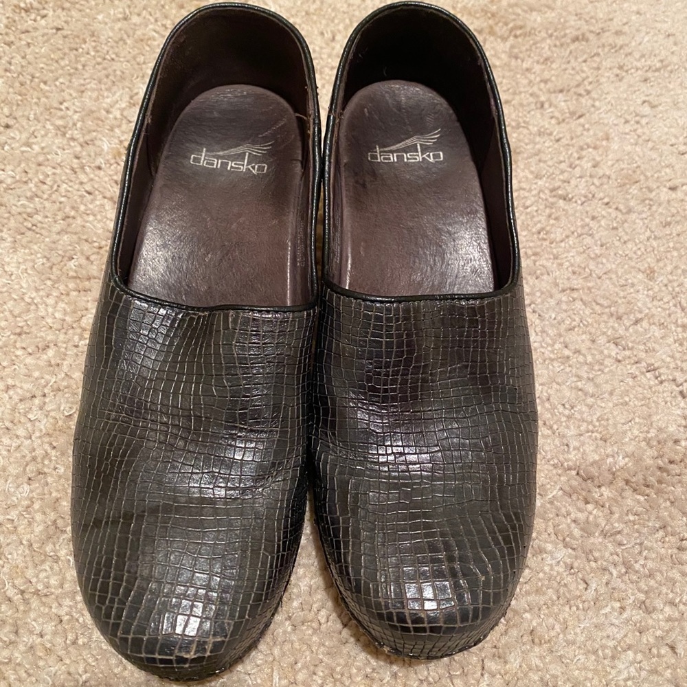 Dansko Marisol Clog - Pewter Metallic (Size 38)